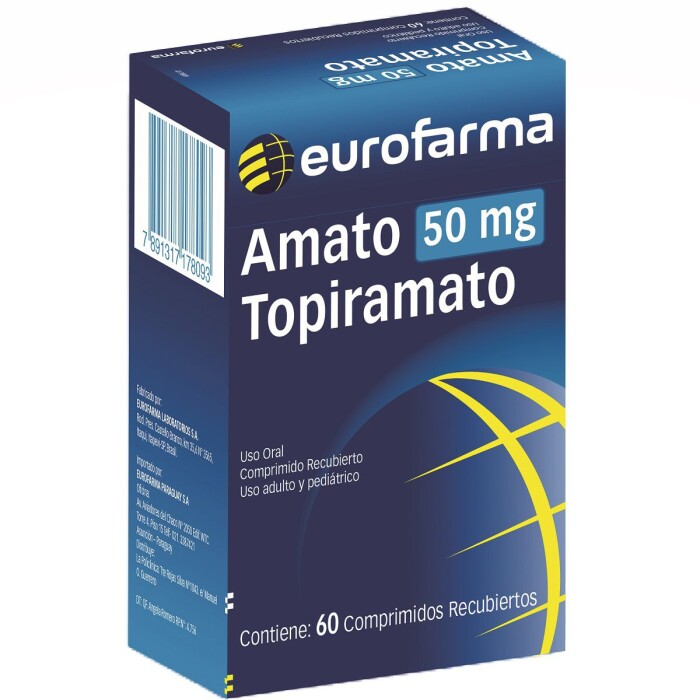 AMATO 50 MG. CJ X 60 COMP. REC. única