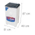 Lavarropas James 7 Kg Top 076 A G2 LAVARROPAS JAMES TOP 076 G2 24311 AP