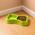 COMEDERO DOBLE PARA MASCOTA HUESO COMEDERO DOBLE PARA MASCOTA HUESO