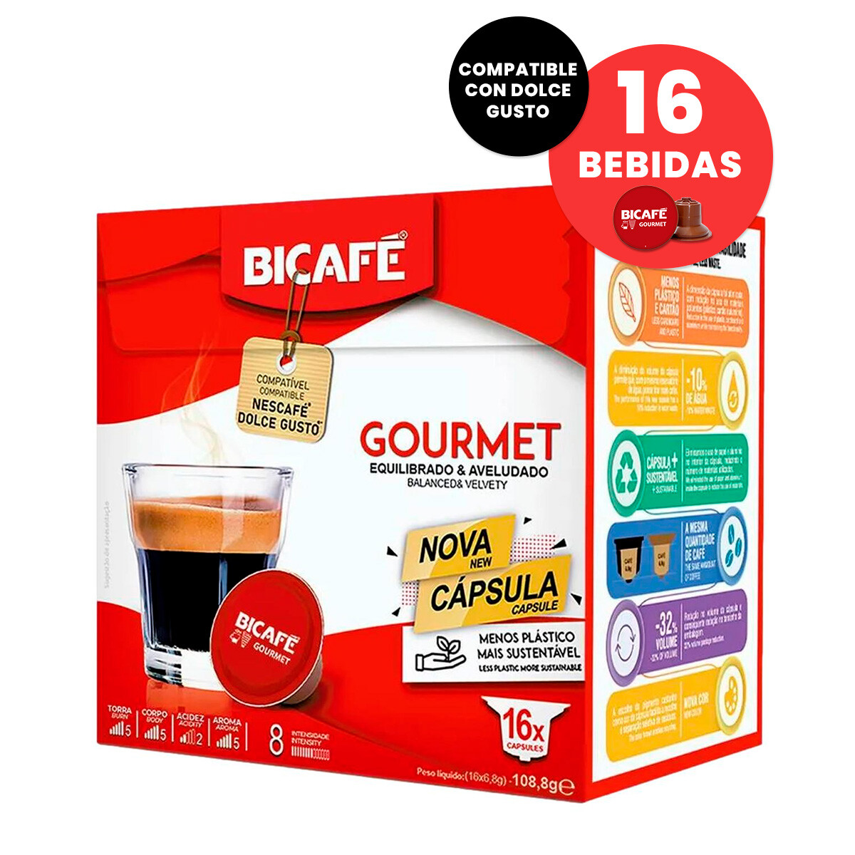Cápsulas de Café Bicafé Gourmet - 001 