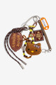 CHARM LLAVERO Marron