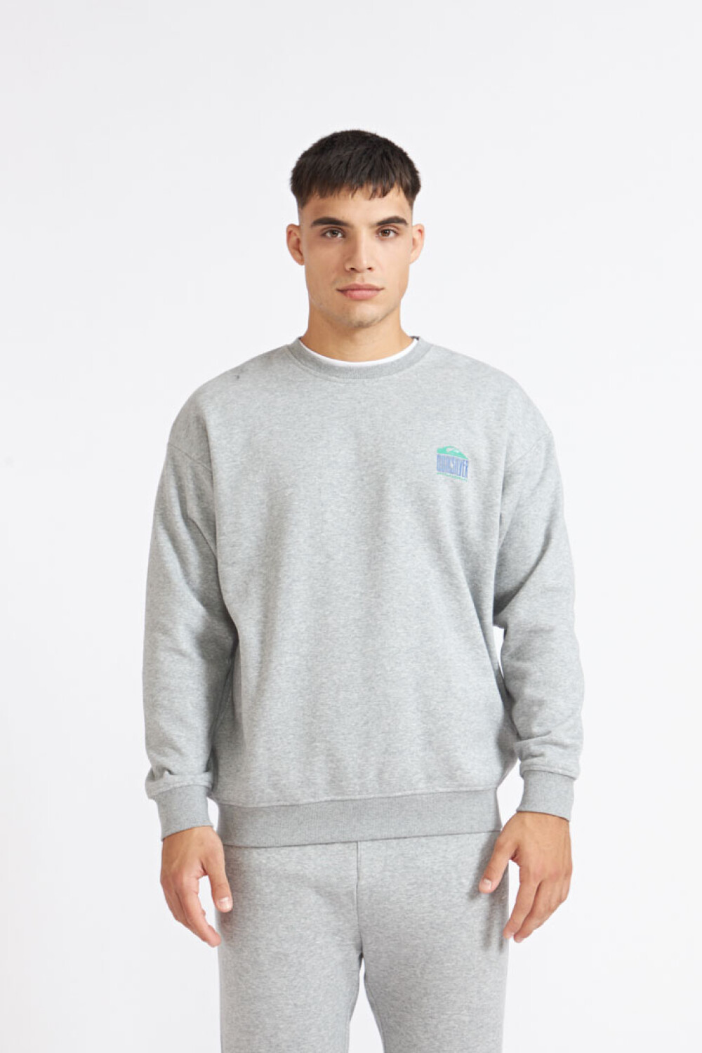 Quiksilver Buzo WORLD FORCE Hombre - Gris Melange Combinado
