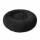 Cama Cucha Puff Redondo 50cm de Felpa p/ Mascotas Perro Gato Gris Oscuro