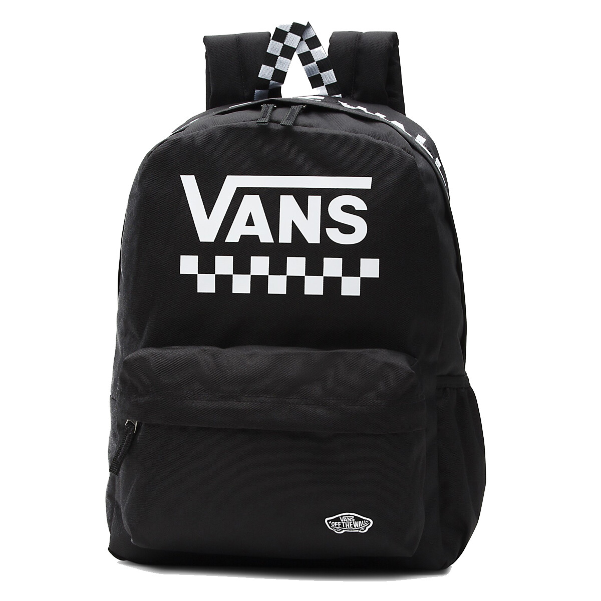 MOCHILA VANS WM STREET SPORT - VN0A49ZJ56M - BLACK/WHITE 