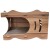Casa Gatos Cama Cucha Cueva Madera MDF Rascador Corrugado Variante Color Madera