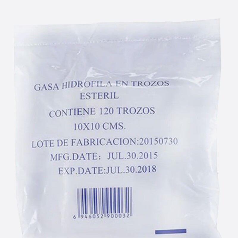 Gasas esteriles 10 x 10 120trozos Gasas esteriles 10 x 10 120trozos