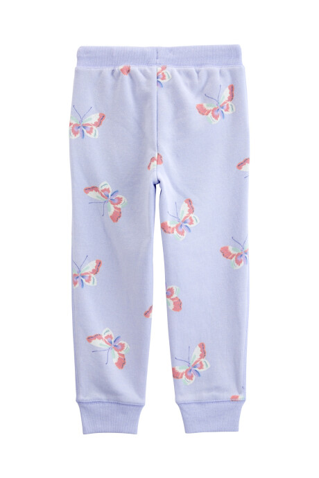 Pantalón de algodón, diseño mariposas Sin color