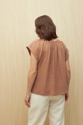 BLUSA GUILFORD Beige Oscuro