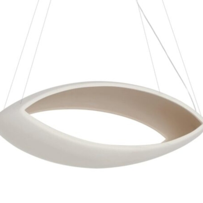 COLGANTE LED NISHA 13W 3000K BLANCO CON CABLE TRANS 57CM COLGANTE LED NISHA 13W 3000K BLANCO CON CABLE TRANS 57CM