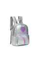 Mochila metalizada Plateado