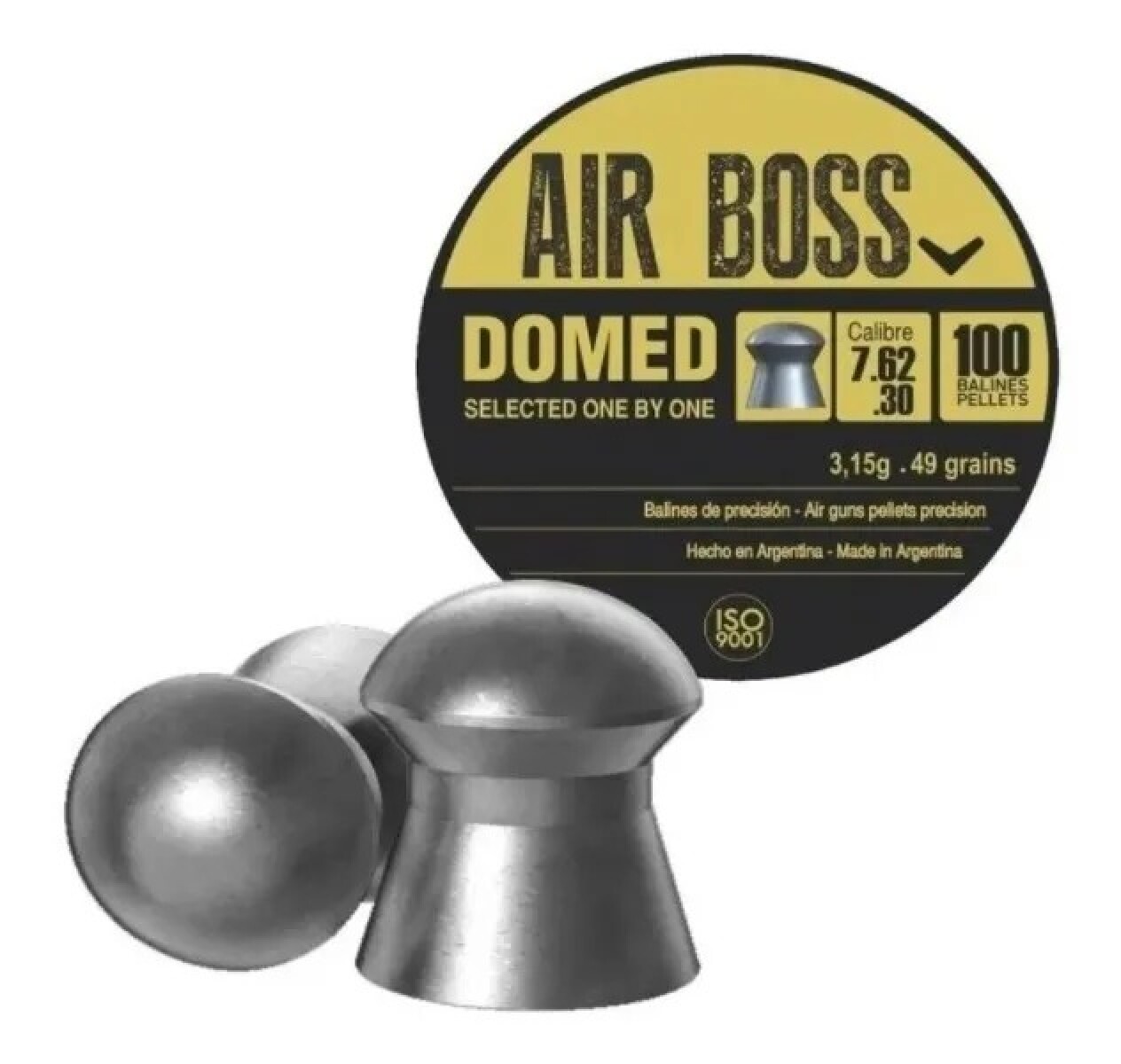 Chumbos Apolo Air Boss 7.62 Mm 100 Unidades 49 Grains 