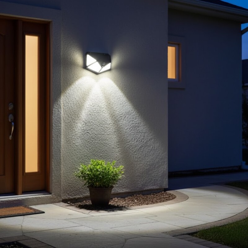 Foco Exterior Solar Led Sensor Movimiento Foco Exterior Solar Led Sensor Movimiento