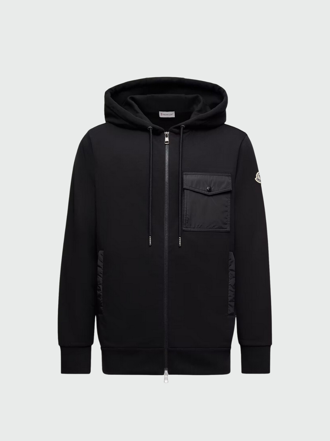 MONCLER - Buzo Con Cierre Aperta Negro
