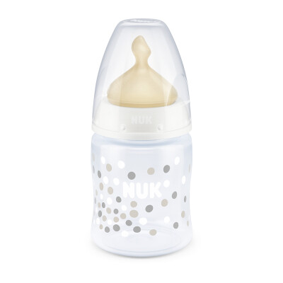 Mamadera Nuk 150 Ml. Látex C/control Temp. Blanca Mamadera Nuk 150 Ml. Látex C/control Temp. Blanca