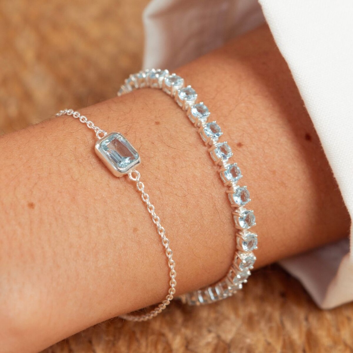 Pulsera Aida Topacio - Plata 925 