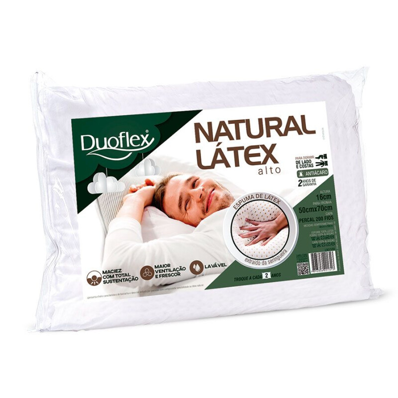 Almohada LATEX Alto DUOFLEX Almohada LATEX Alto DUOFLEX