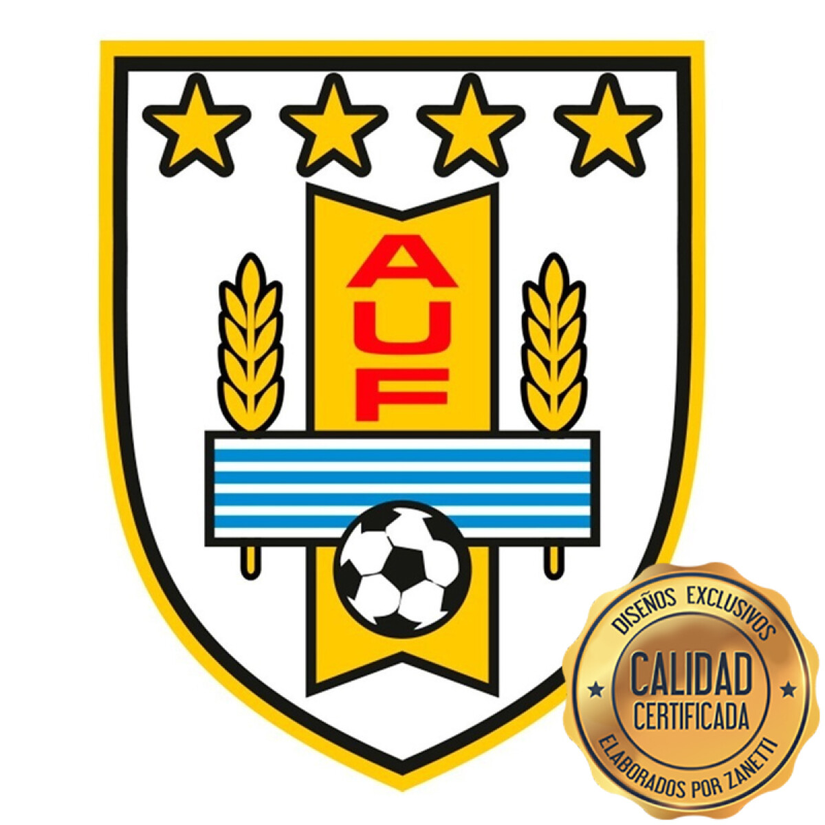 Lámina Uruguay - Escudo Rect. 