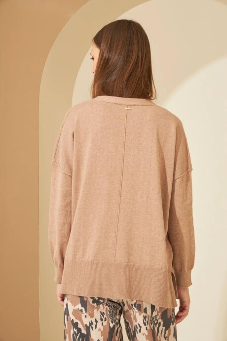 CARDIGAN MALENA TOSTADO
