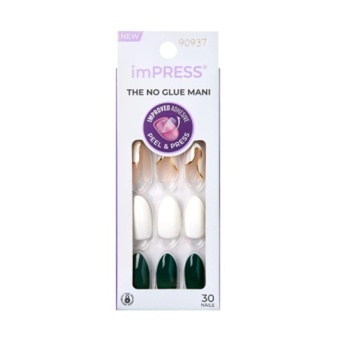 Uñas Postizas Impress Adhesivo Extra - In my head 