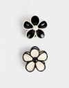 Broches Sets Flores Broche - Combinacion Bicolor