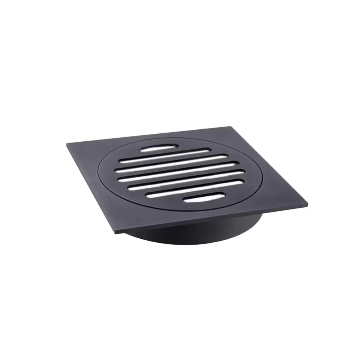 Rejilla Negro Mate Con Rosca Y Aro 10x10 Dmc 