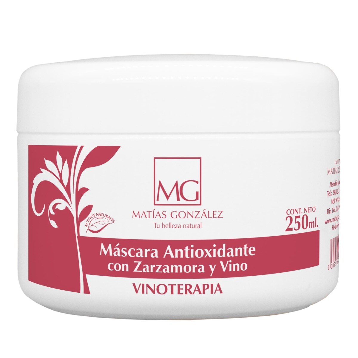 Máscara de Zarzamora y Vino 
