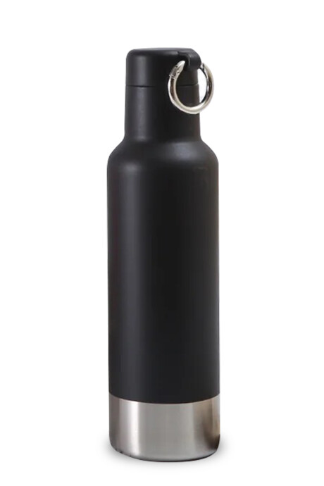Botella Acero Termica c/Aro - 500 ml Negro