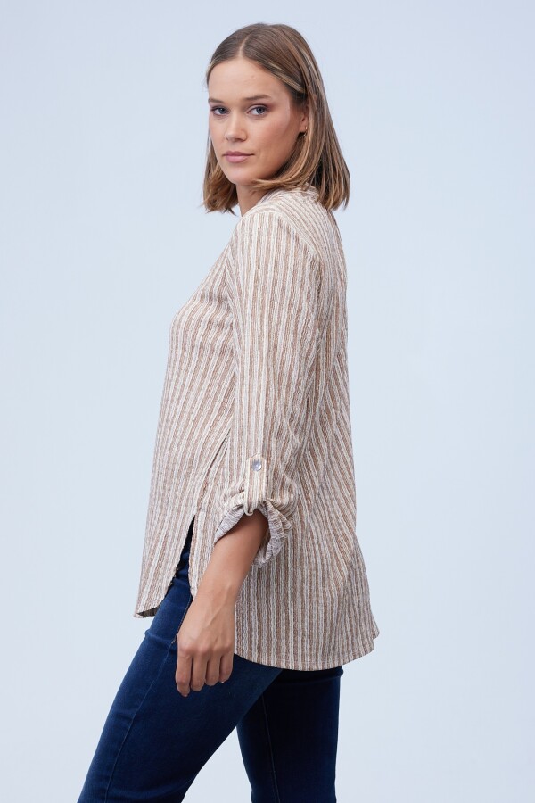 Blusa Casual BEIGE/MULTI