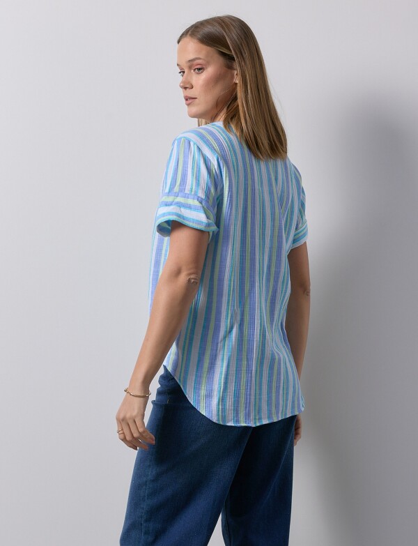 Blusa Bordado CELESTE/MULTI