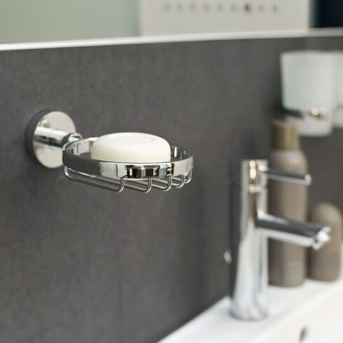 Jabonera Cromada Tipo Rejilla 10.8X13.7Cm 000