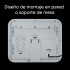 Reloj De Pared O Mesa Muse M-090 Wmc RELOJ DE PARED MUSE M 090WMC