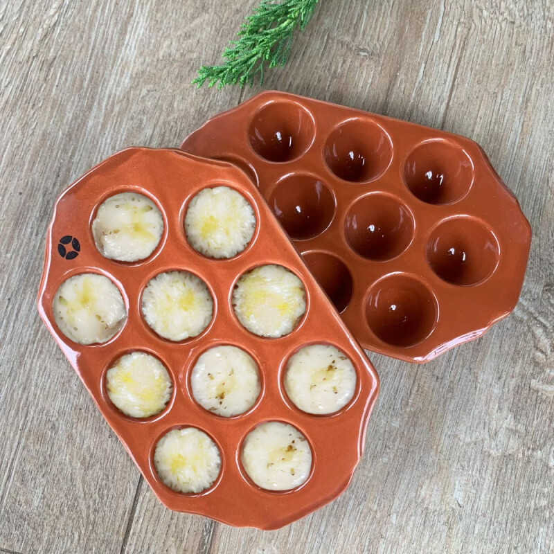 Provolonera de cerámica 10 porciones TERRACOTA