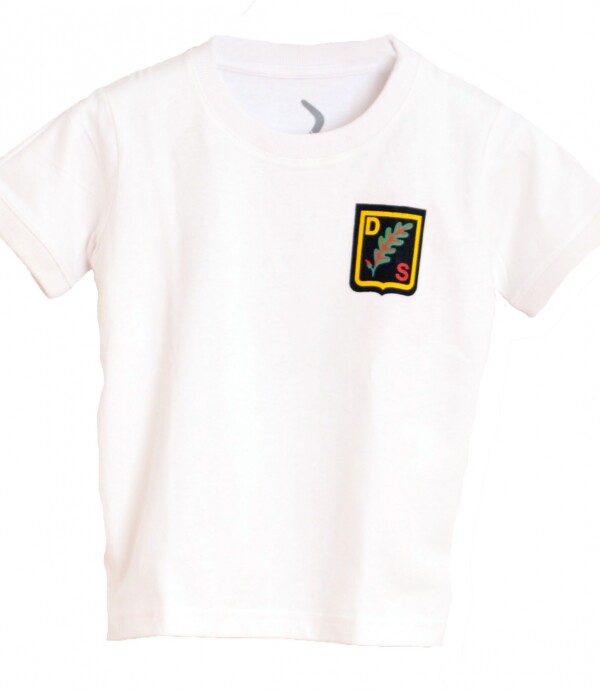 T-shirt manga corta Kinder Colegio Alemán Blanco