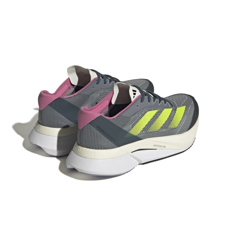 Championes Adidas Adizero Boston 12 Arctic Night/lucid Lemon/carbon