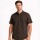 Camisa Arrow Manga Corta Lino Algodòn Café