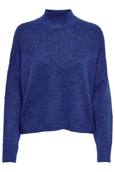 Sweater Silly Cuello Subido Sodalite Blue