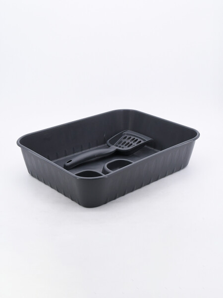 BANDEJA SANITARIA GRIS