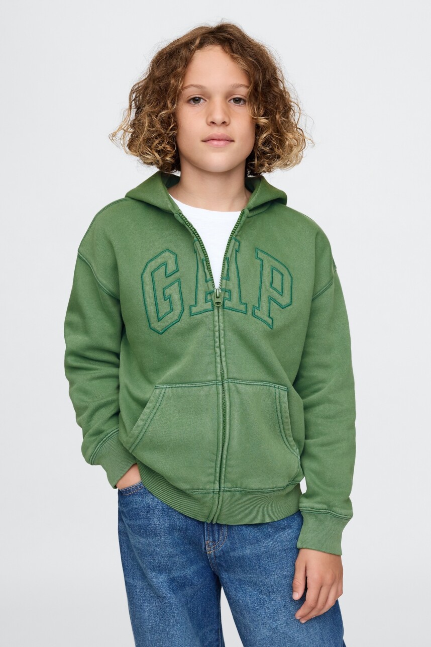 Canguro Con Cierre Logo Gap Niño Green Gables