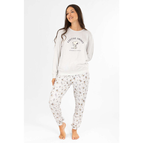Pijama goodness & grief Gris melange