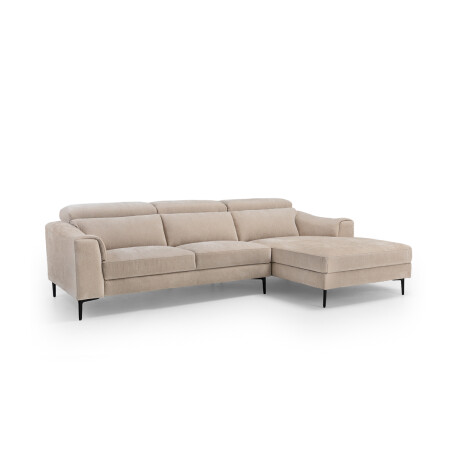 Rinconera Luke - Tela Microfibra - Chaise Derecho 6686-4 Beige