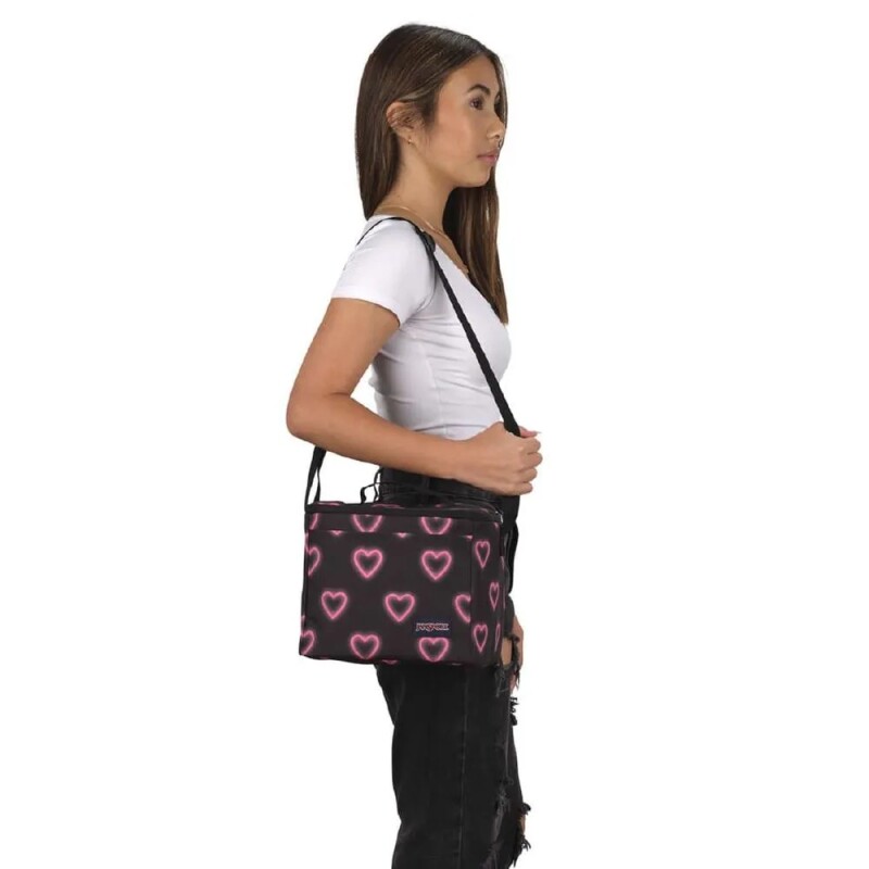 Lonchera Térmica Super Snack Happy Hearts Black