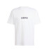 Remera de Hombre Adidas Essentials Linear Single Jersey M Blanco - Negro