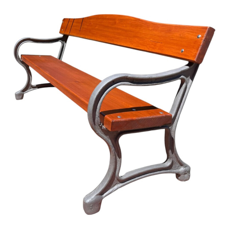 Banco De Plaza Fundición Y Madera Banco De Plaza Fundición Y Madera