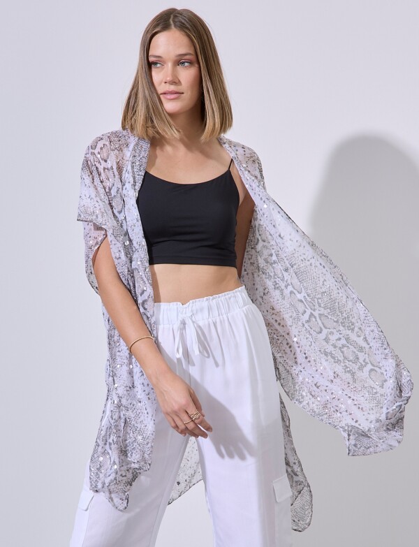 Kimono Snake GRIS/MULTI