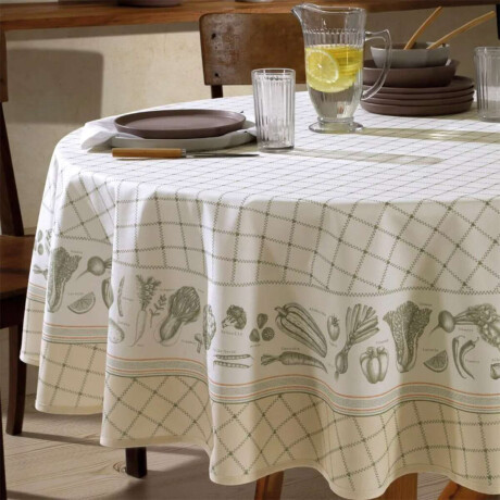 Mantel Redondo Renova Dohler 180 cm Charlotte