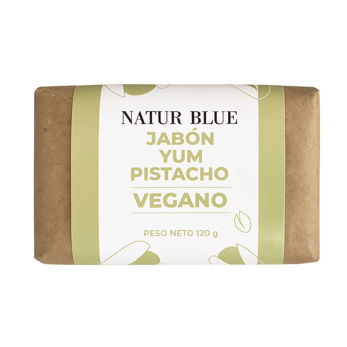 Jabón vegano yum pistacho Natur Blue 120g 