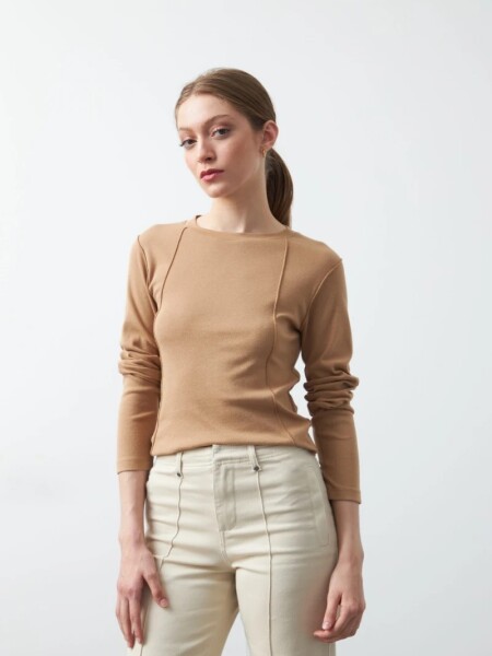 T-SHIRT D.CASSIN COLIMA BEIGE