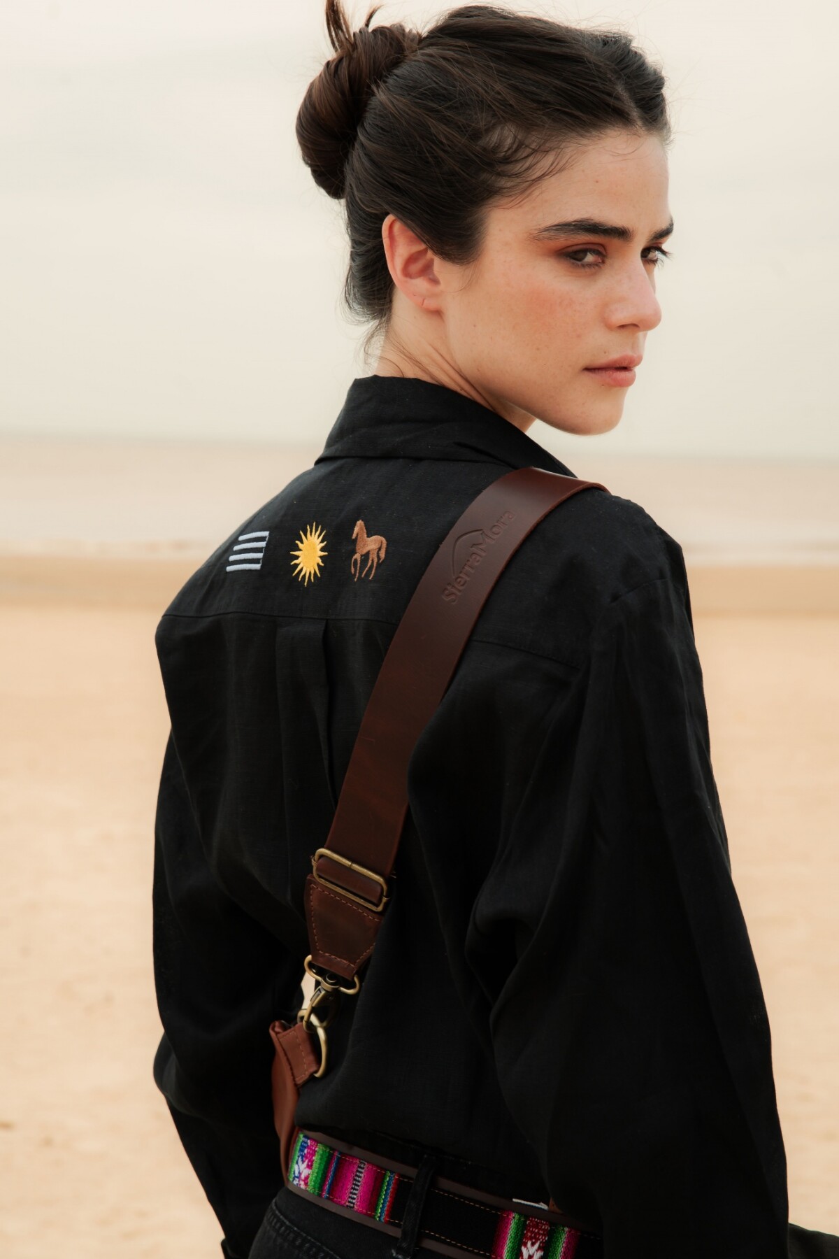 Charrúa Shirt Lino Negro