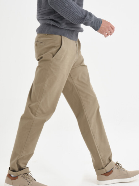 Pantalón chino Beige