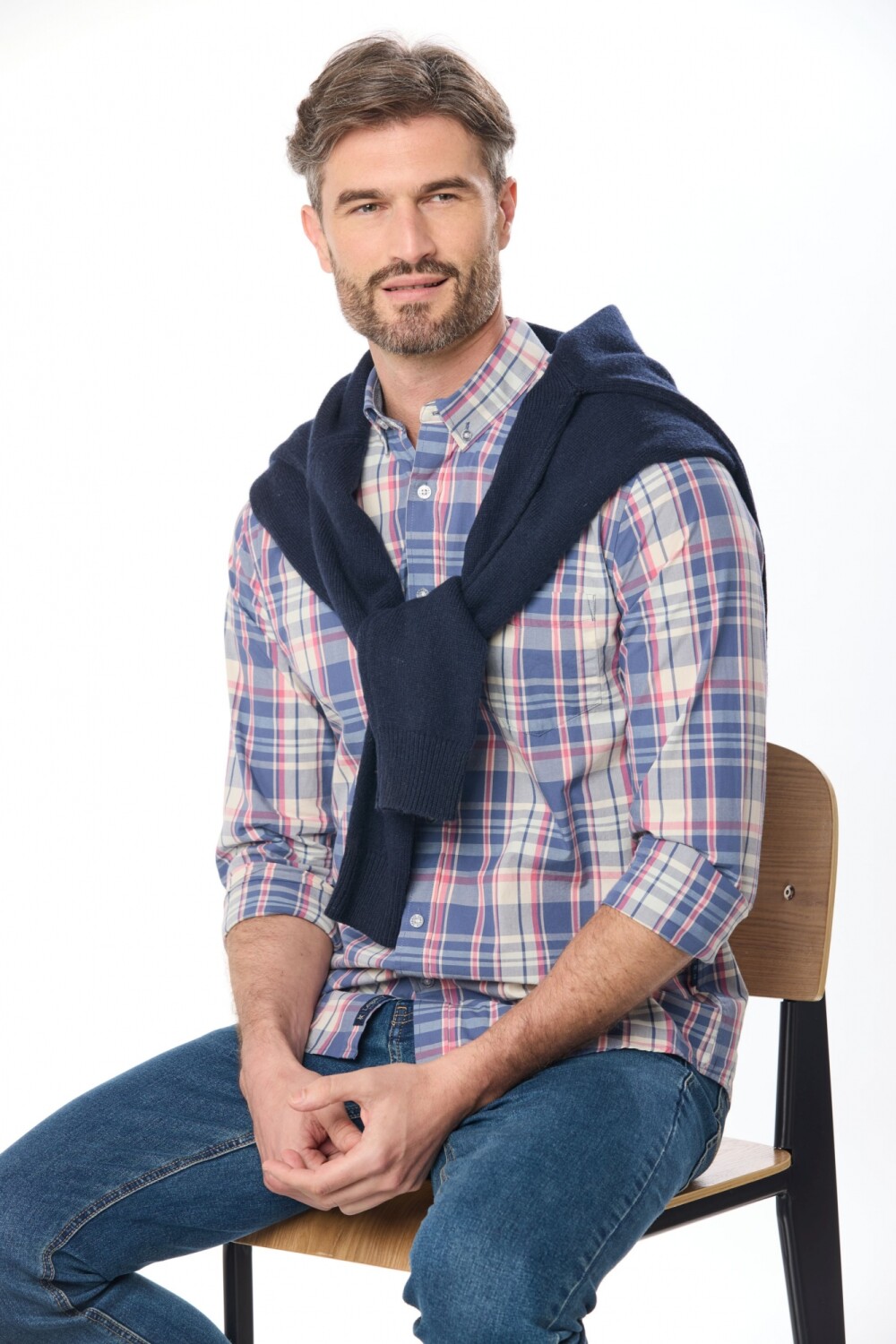 CAMISA A CUADROS Rojo